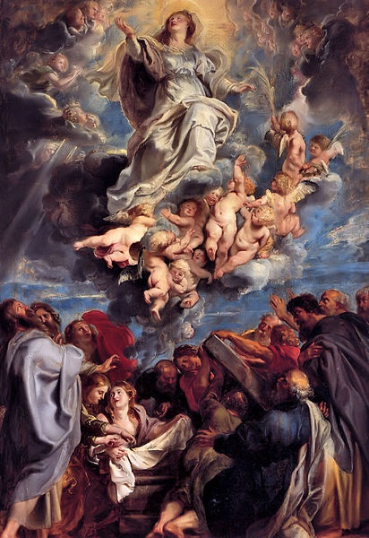 Nanebevzetí Panny Marie (P.P.Rubens).