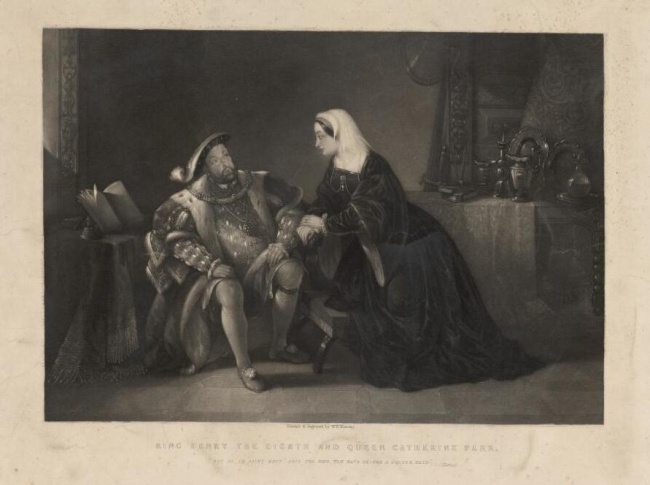 Kateřina Parrová s Jindřichem VIII.