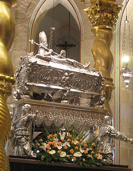 Relikviář sv. Vojtěcha v Hnězdně.