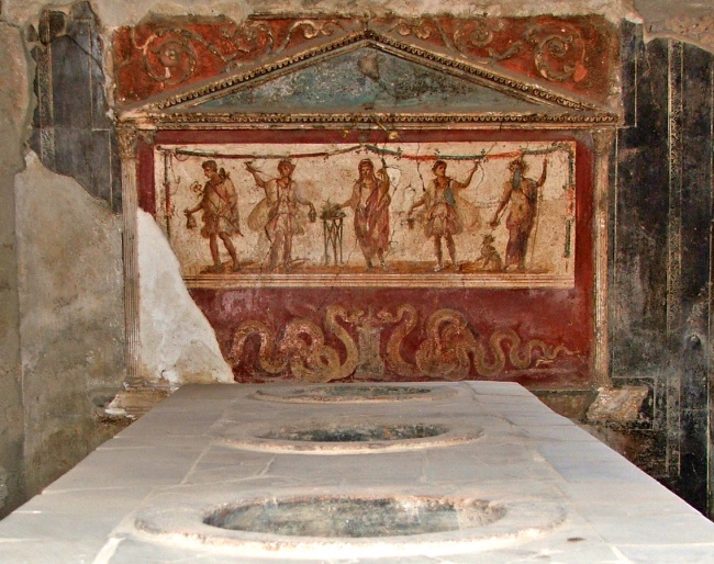 Thermopolium v Pompejích.