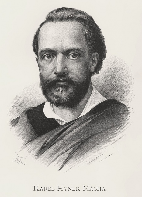 Karel Hynek Mácha - portrét (*16.11.1810 - †6.11.1836.).