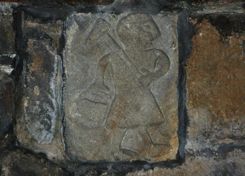 Anglosaský reliéf horníka z kostela ve Wirksworthu