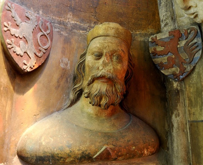 Busta Jana Lucemburského v katedrále sv. Víta, Packare, CC0, via Wikimedia Commons.