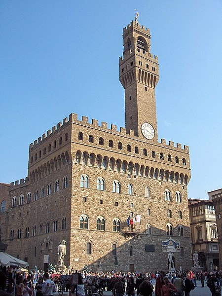 Palazzo Vecchio, Florencie.