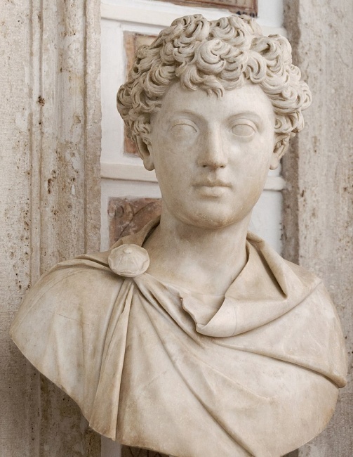 Mladý Marcus Aurelius.