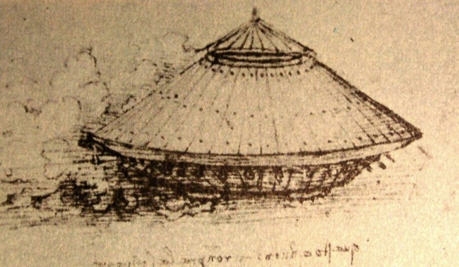 Původní Leonardova skica.