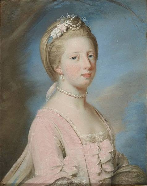 Dánská královna Karolina Matylda.