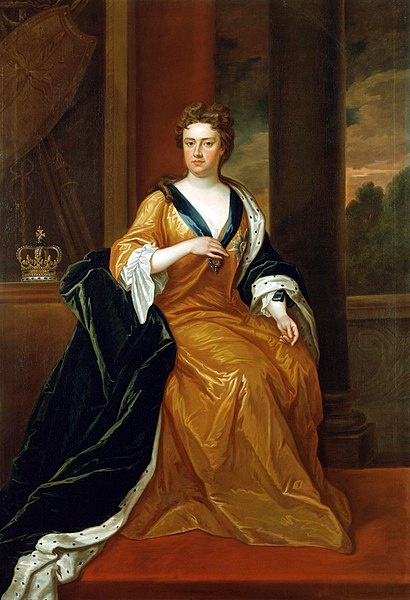 Královna Anna Stuartovna.