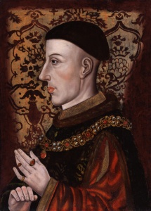Dobový portrét Jindřicha V.