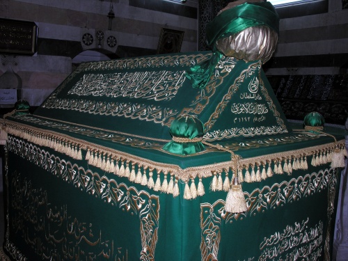Saladinuv Sarkofág v hrobce.