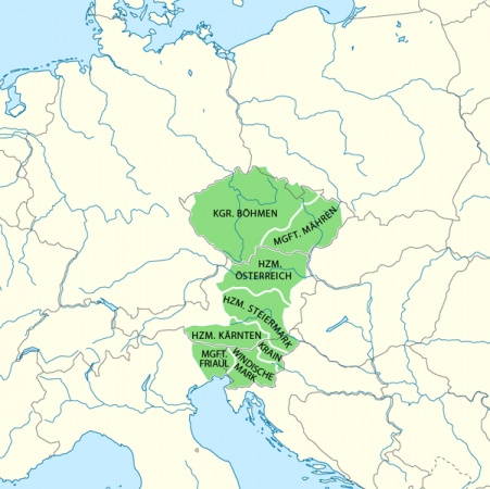 Uzemí českého státu v době největšího rozkvětu. Uzemí českého státu v době největšího rozkvětu.